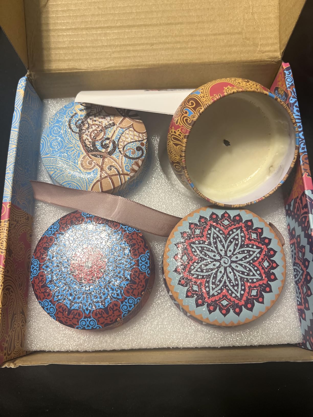 Scented Candles Gift Set for Women, 4 Pack Soy Wax Candles for Home Scented customer photo 2