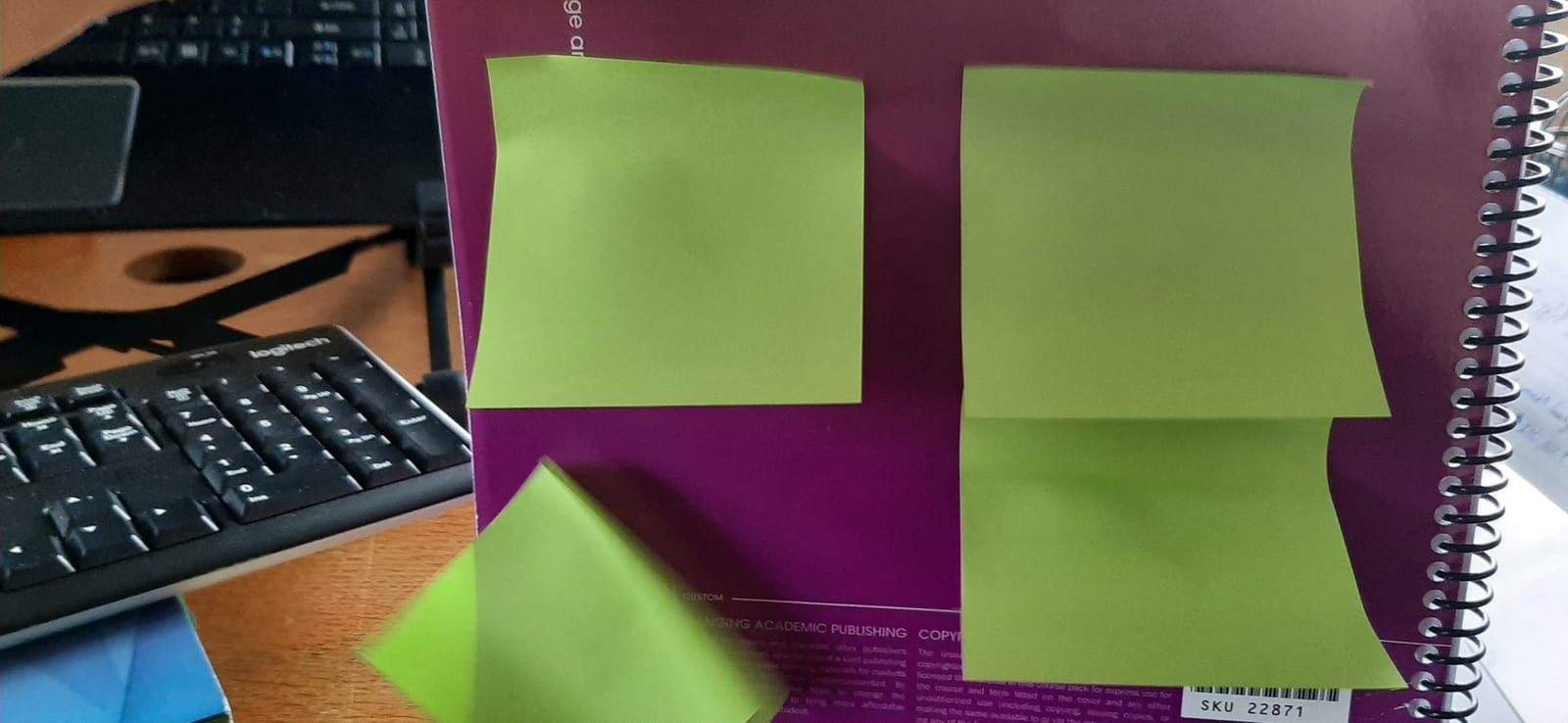 Sticky Notes 3x3 Inch, 6 Pack, Bright Colors, 100 Sheets/Pad, 600 Total customer photo 1