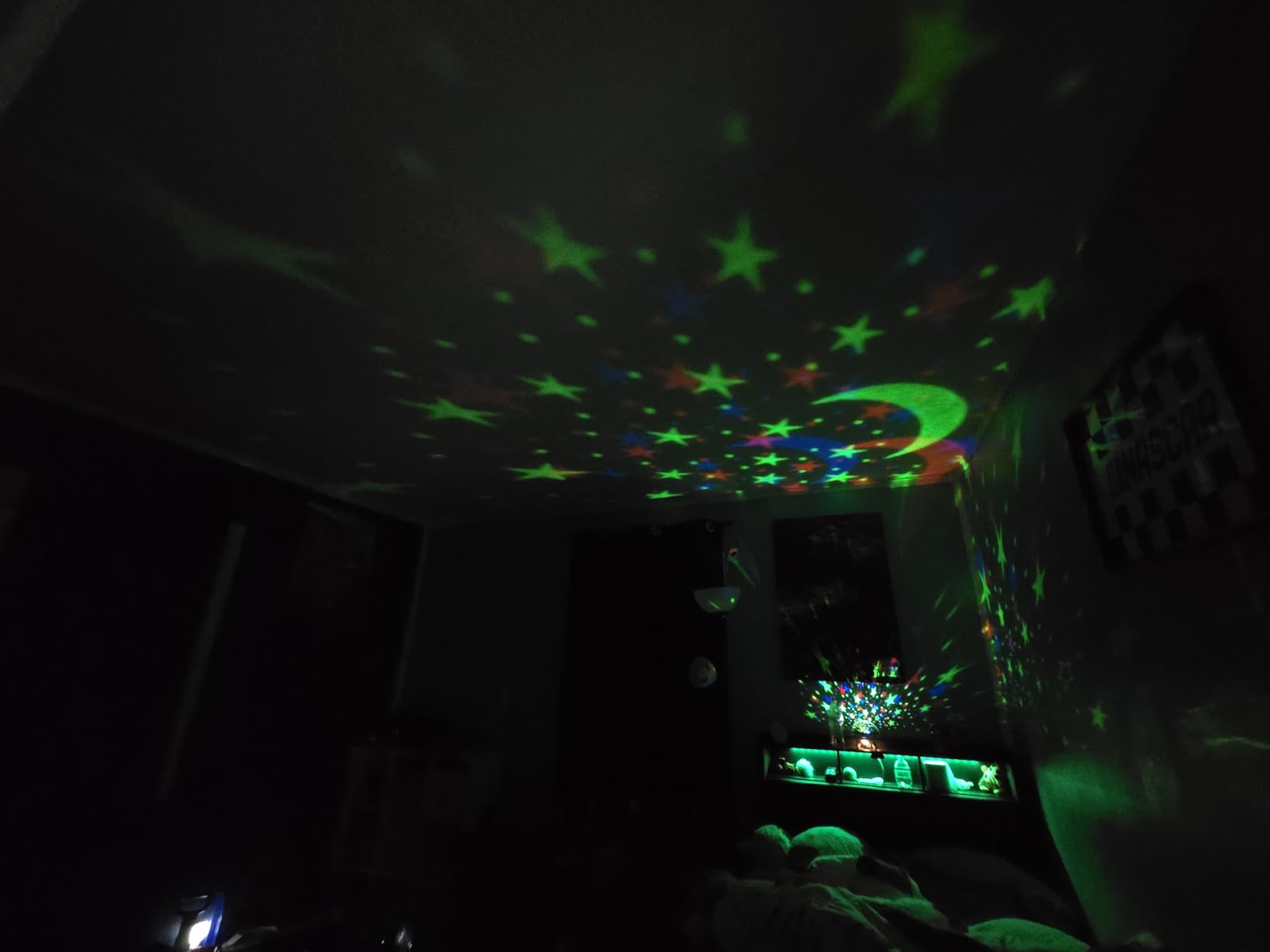 YACHANCE Kids Sound Machine with Night Light Projector,29 Soothing Sounds Baby Night Light Star Projector for Kids Room,White Noise Machine for Baby Sleeping Soother,Nursery Lamp,Bedroom Decor customer photo 1