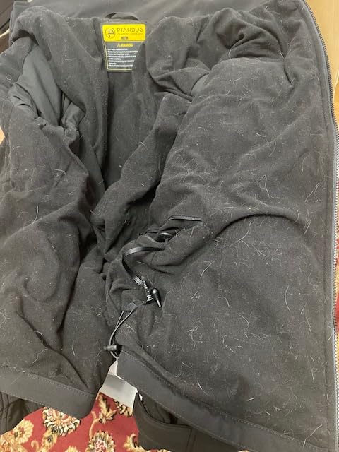 PTAHDUS Men's Heated Jackets 5 Heat Zones Battery Pack Included, with Hand Warmer Pocket customer photo 2