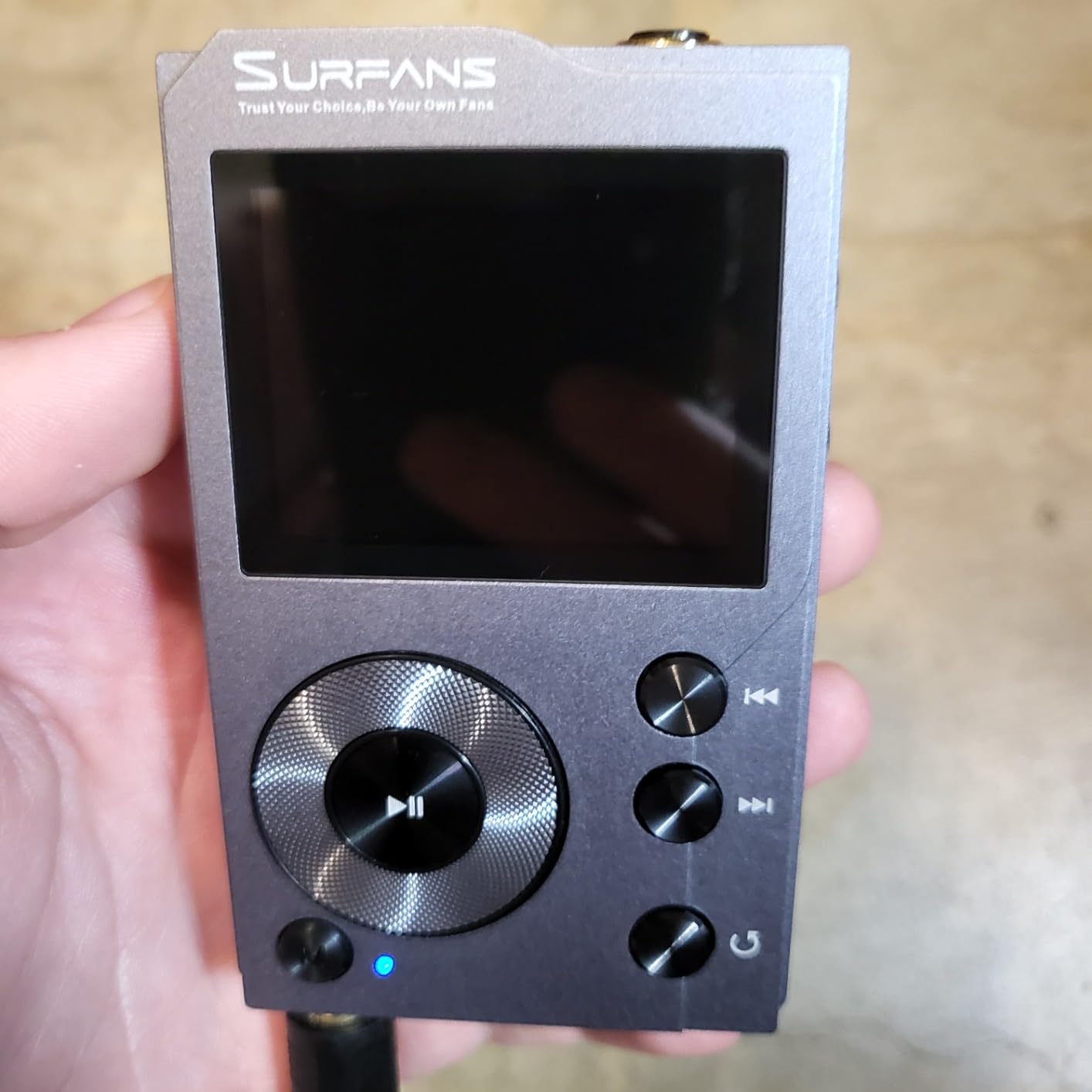 Surfans F20 HiFi MP3 Player with Bluetooth 5.2, Lossless DSD FLAC High Resolution Digital Audio Player, High-Res Portable Music Player with 64GB MicroSD Card, Support up to 512GB customer photo 1