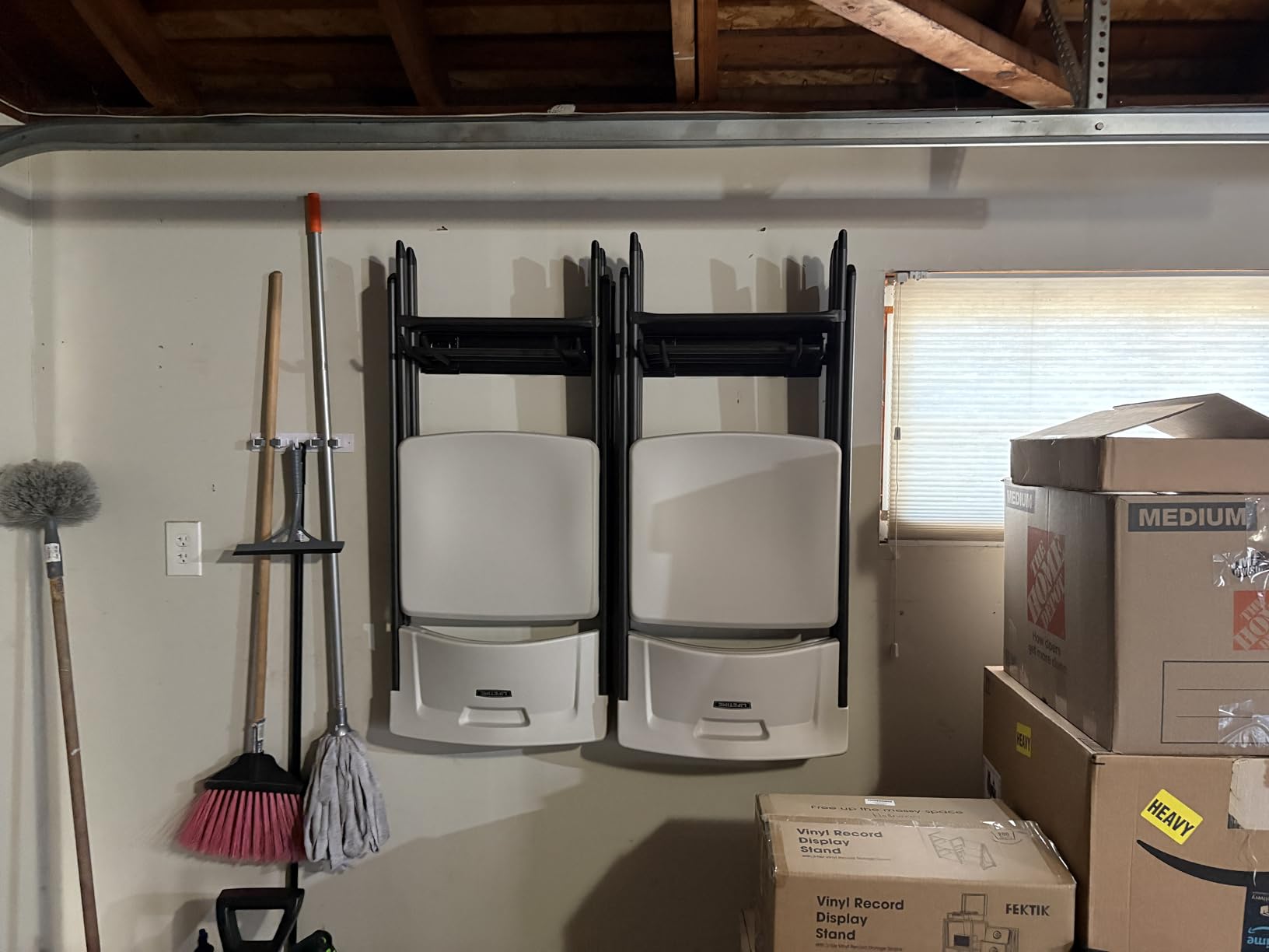 Wallmaster Garage Storage Organization Wall Mount Folding Chair Hangers customer photo 2
