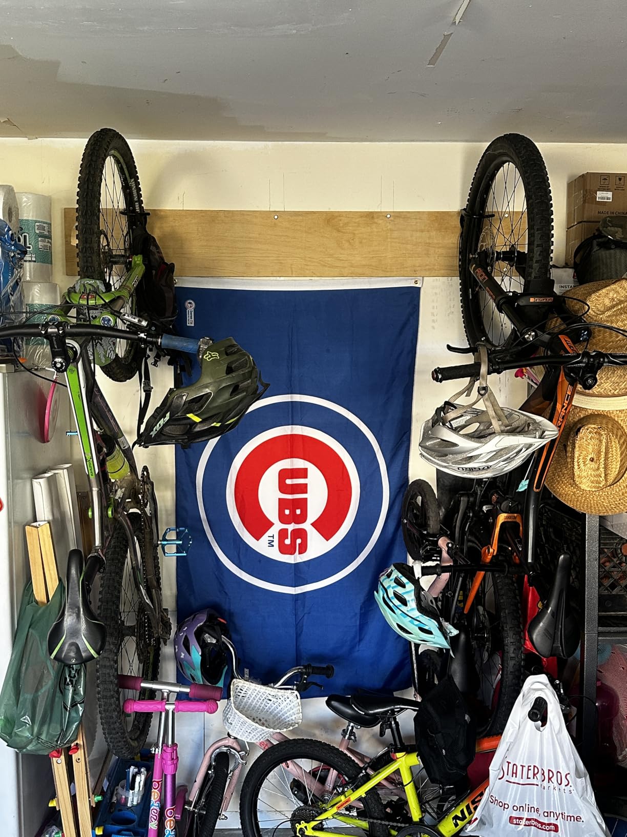 Wallmaster Bike Storage Rack for Garage, Wall Mount Bicycles Hanger customer photo 2