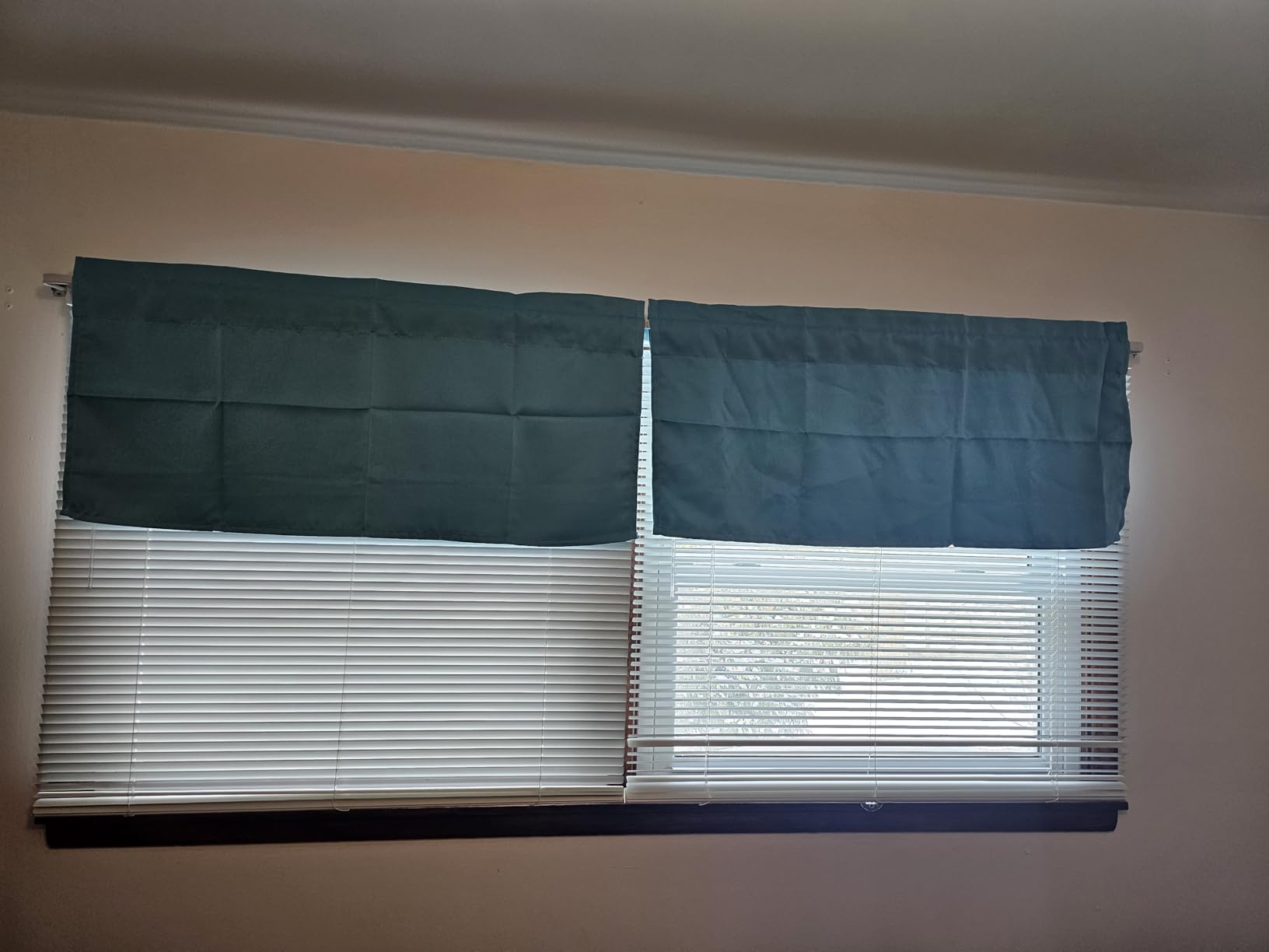 Hiasan Grey Valance Curtains for Window 42 x 18 Inches 1 Panel customer photo 1