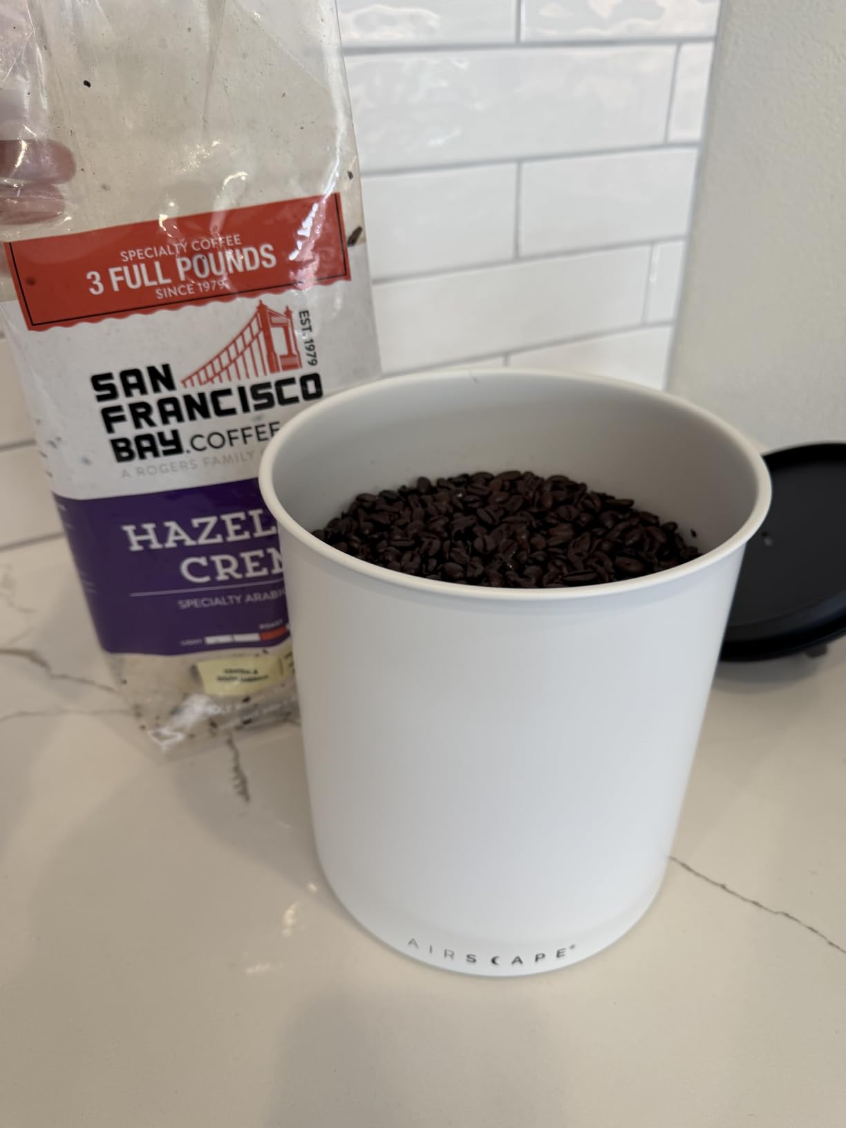 Airscape by Planetary Design | 2.2 lbs Coffee Storage | Matte Black customer photo 1