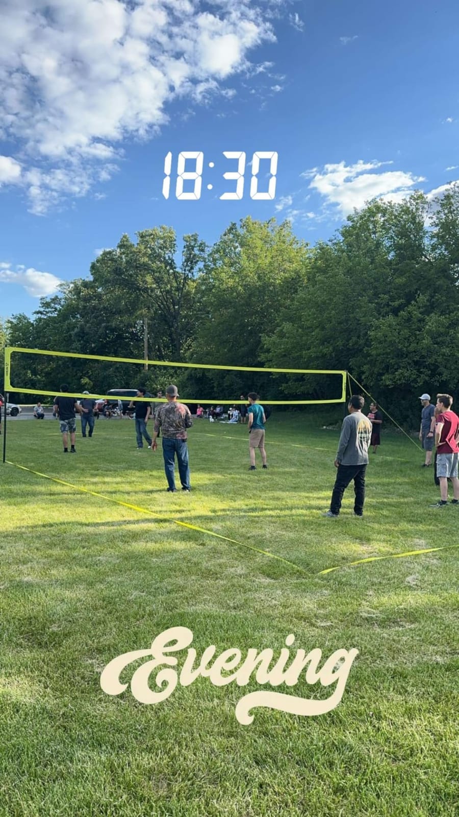 Professional Heavy Duty Volleyball Net Set for Backyard Outdoor | Steel Anti-Sag Winch, Rust-Resistant Aluminum Poles, 32FT Reinforced Net, 3 Official Height Adjustable, Portable Carry Bag customer photo 1