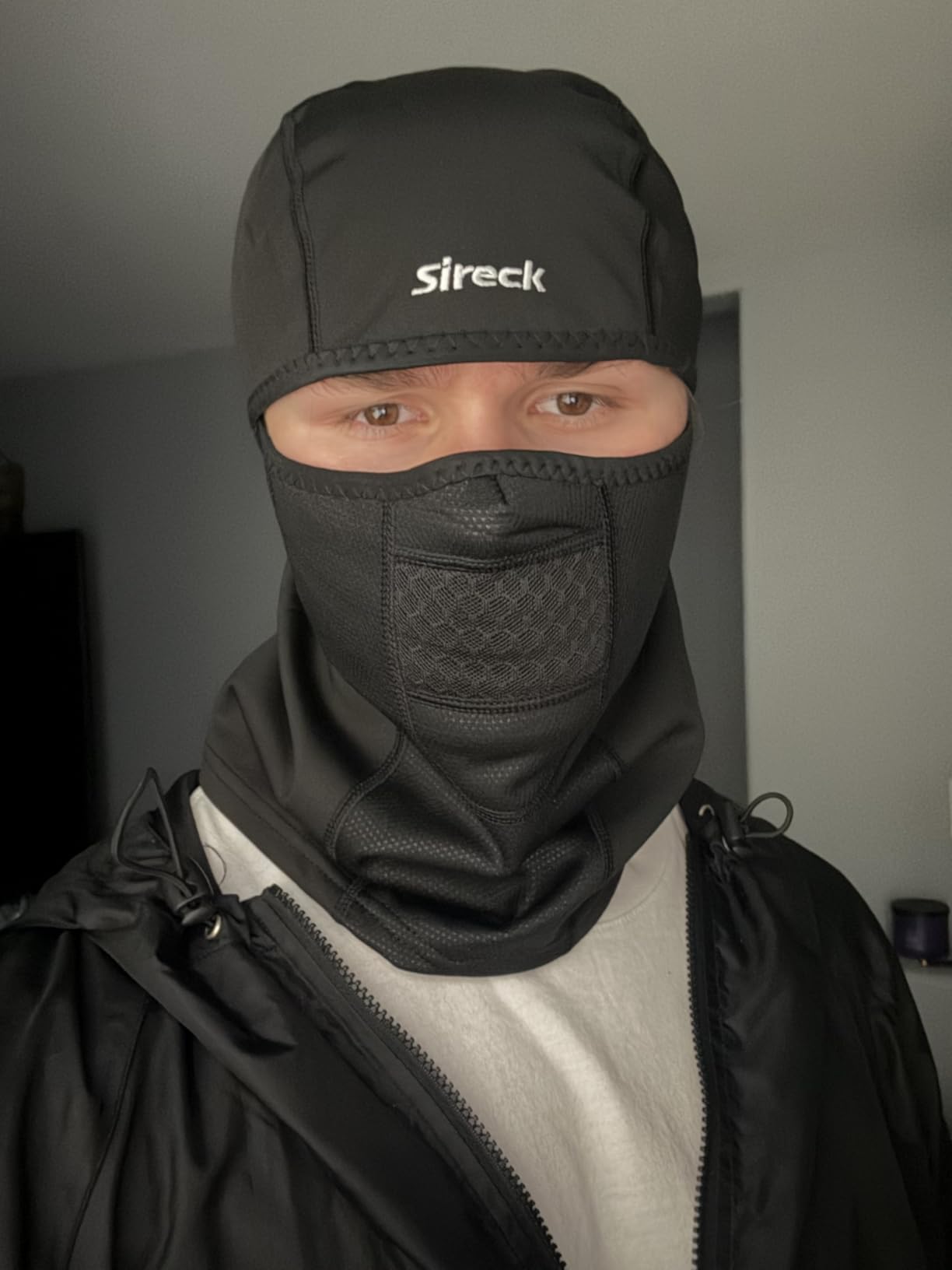 Sireck Cold Weather Balaclava Ski Mask, Water Resistant and Windproof Fleece Thermal Face Mask, Cycling Motorcycle Neck Warmer Hood Winter Gear for Men Women customer photo 1