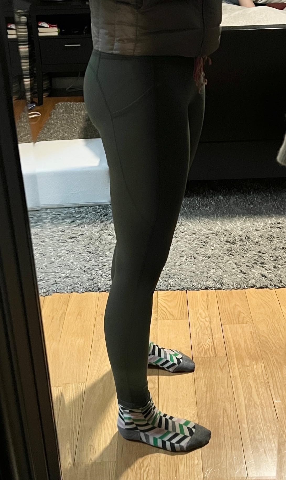baleaf Women's Fleece Lined Leggings, High Waisted | Thermal Warm Winter Tights, Thick Yoga Pants, Cold Weather, with Pockets customer photo 2