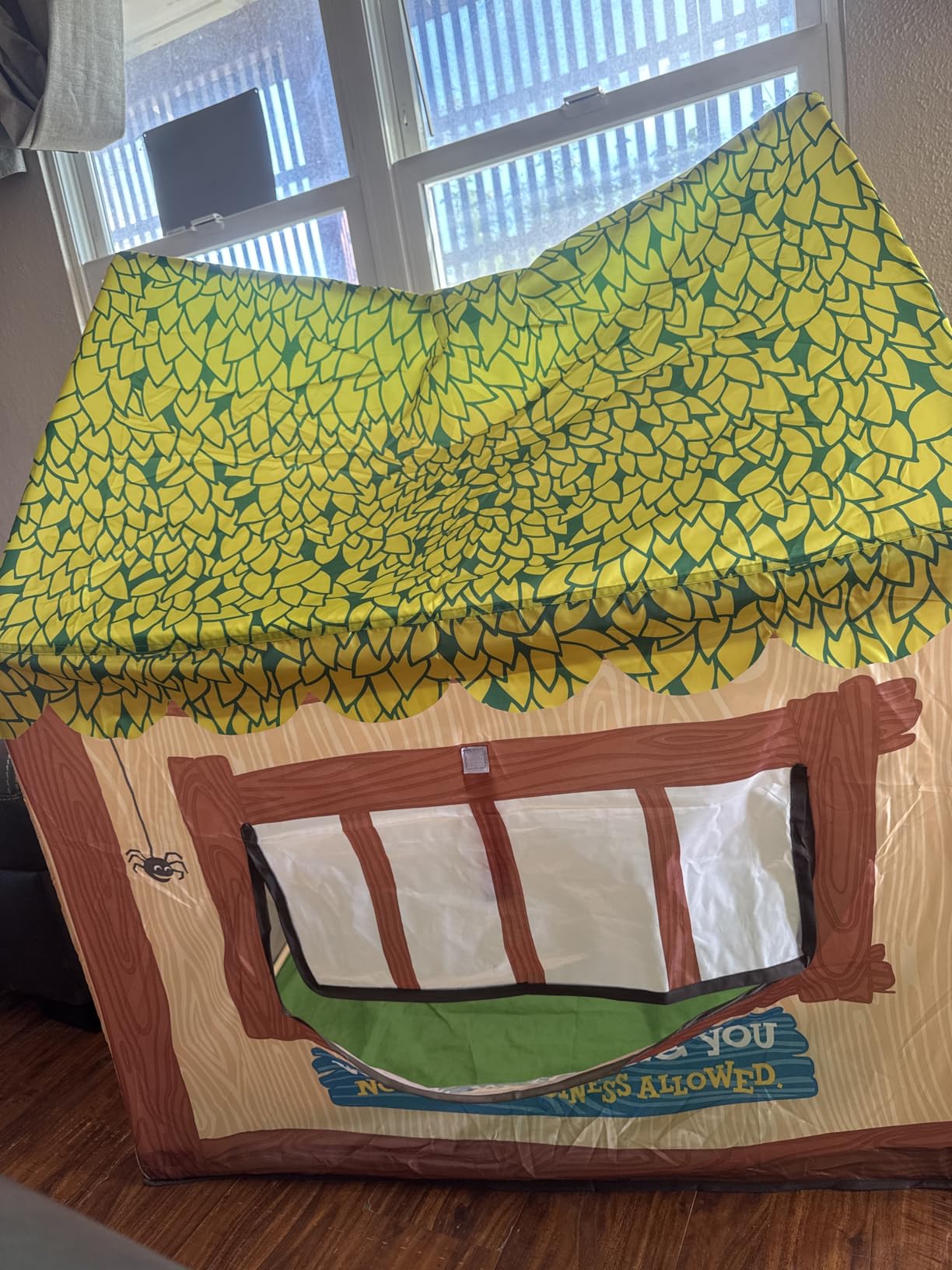 SweHouse Kids Play Tent Indoor: Clubhouse Tent for Toddler with Roll-up Door & Windows Playhouse - Boy Girl Tent Outdoor Birthday Gifts Toys customer photo 1