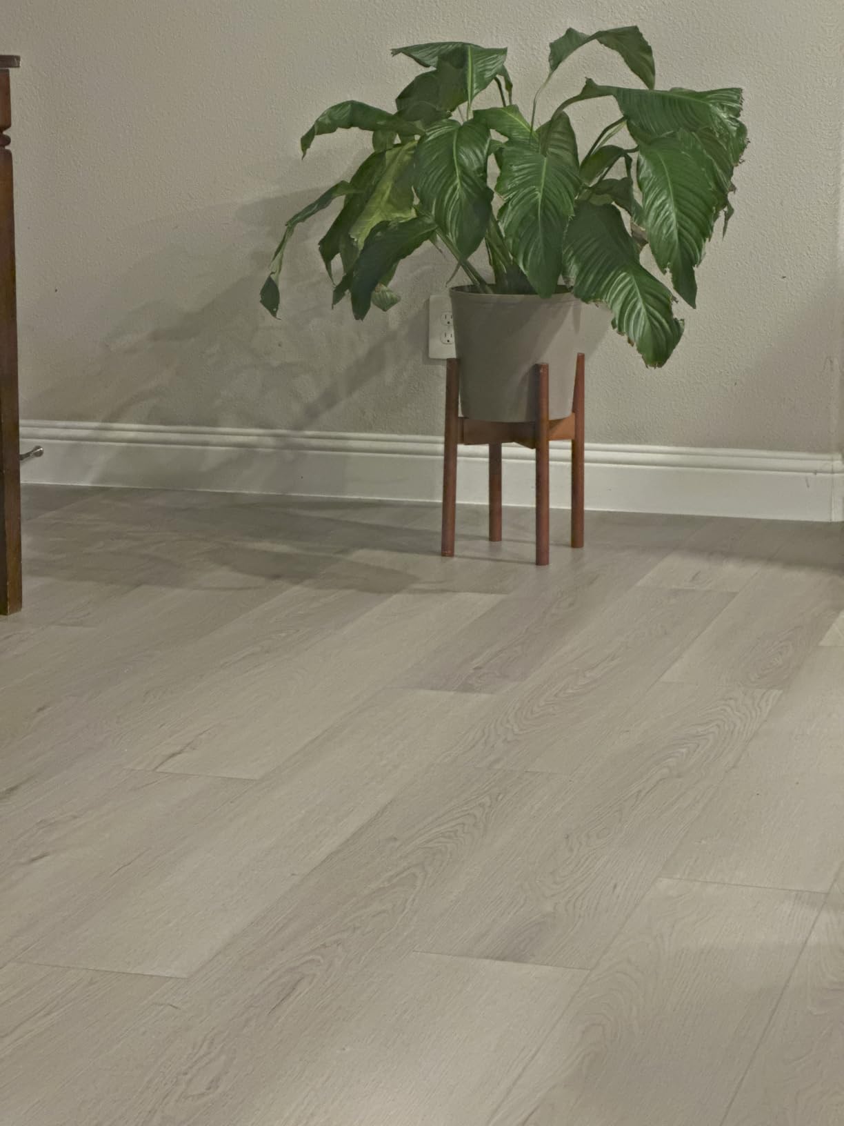 MUDEELA Plant Stand for Indoor, Bamboo Material, Dark Brown, 14.5 Inch Tall customer photo 2