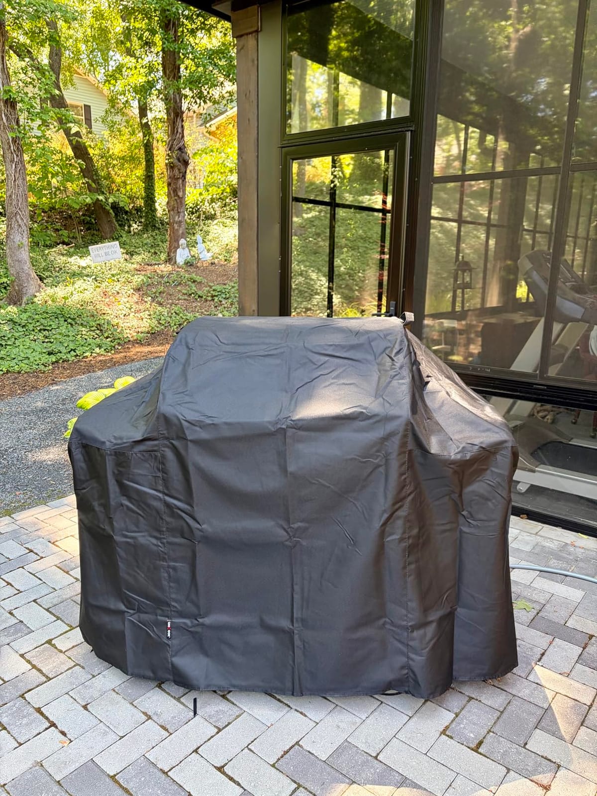 Unicook 58 Inch Grill Cover for Weber Genesis II, LX 300 Series and Genesis 300 Series Gas Grills, Heavy Duty Waterproof Fade Resistant BBQ Cover, All Weather Protection, Compared to Weber 7130 customer photo 1