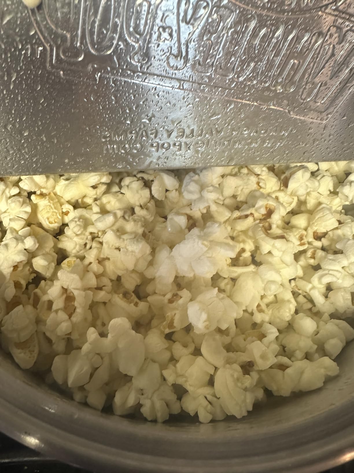 Original Whirley Pop Popcorn Maker - Wabash Valley Farms Gourmet Popcorn Popper, Aluminum Pot With Nylon Gears, 3-Minute Stove Top Popper, Home Movie Night (Silver) customer photo 2
