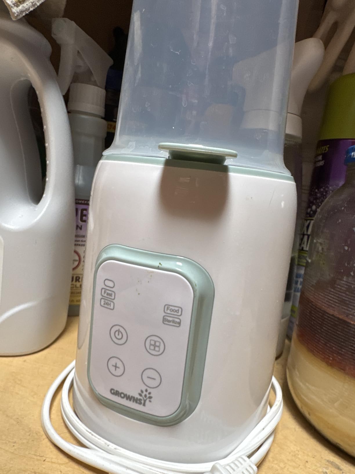 Grownsy 8-in-1 OG Fast Bottle Warmer with Timer, Gray | Fast & Even Heating, Nutri-Preserve, Safe Material, Precise Temp, Easy Operation, Multi-Use Bottle Warmer for All Feed Stages customer photo 2