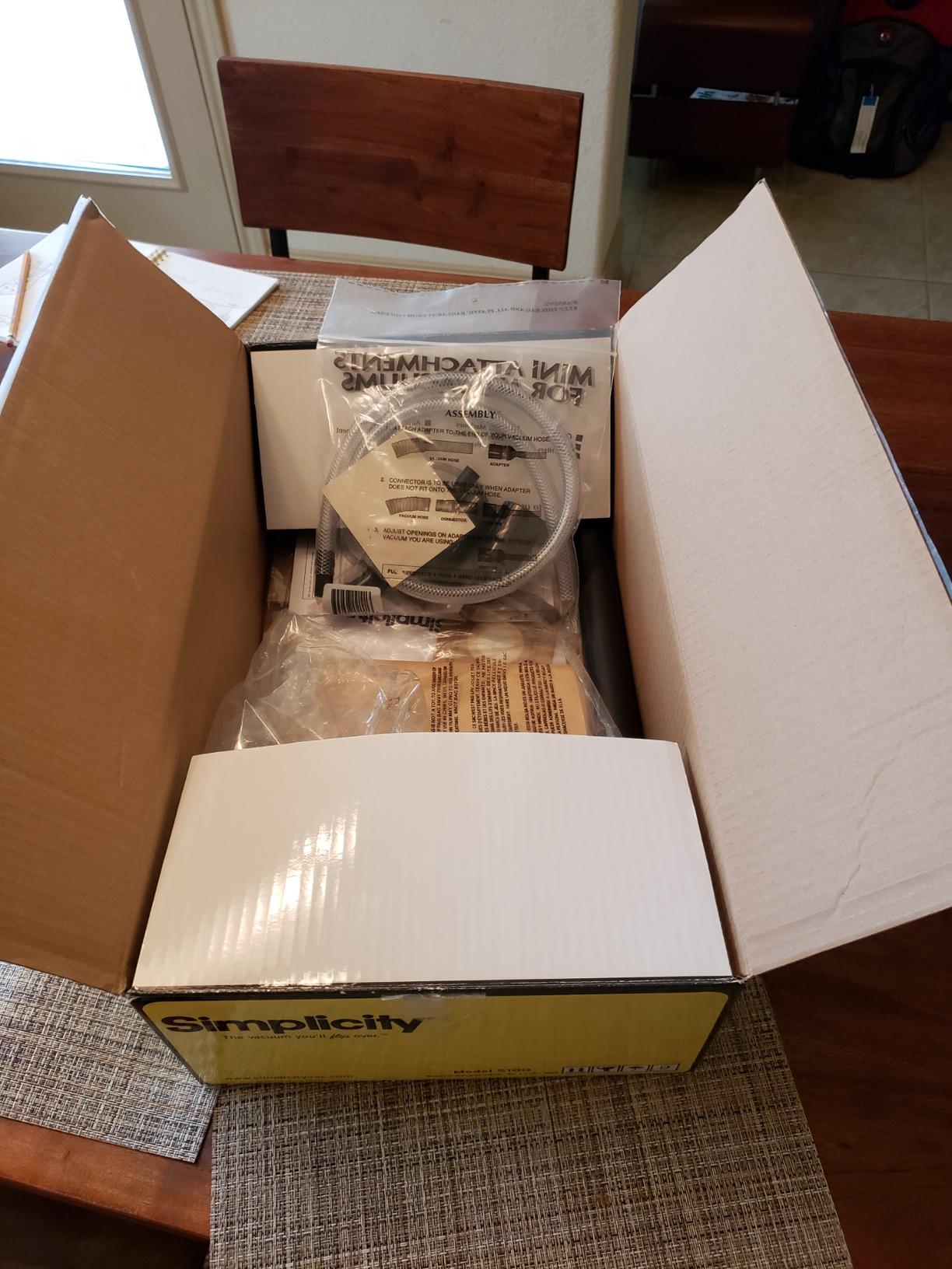 Simplicity Vacuums Handheld Canister Vacuum with Carry Strap for Hard Floors and Rugs, Car Detailing Vacuum Cleaner, S100 customer photo 1