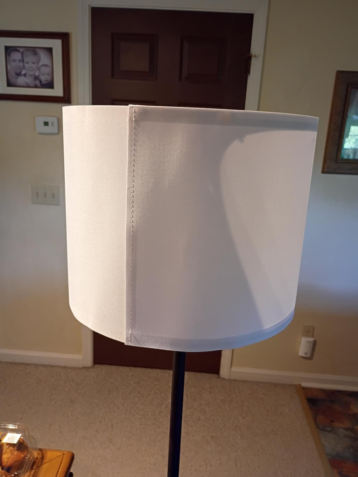 Modern Floor Lamp Simple Design with White Shade & Foot Pedal Switch customer photo 2