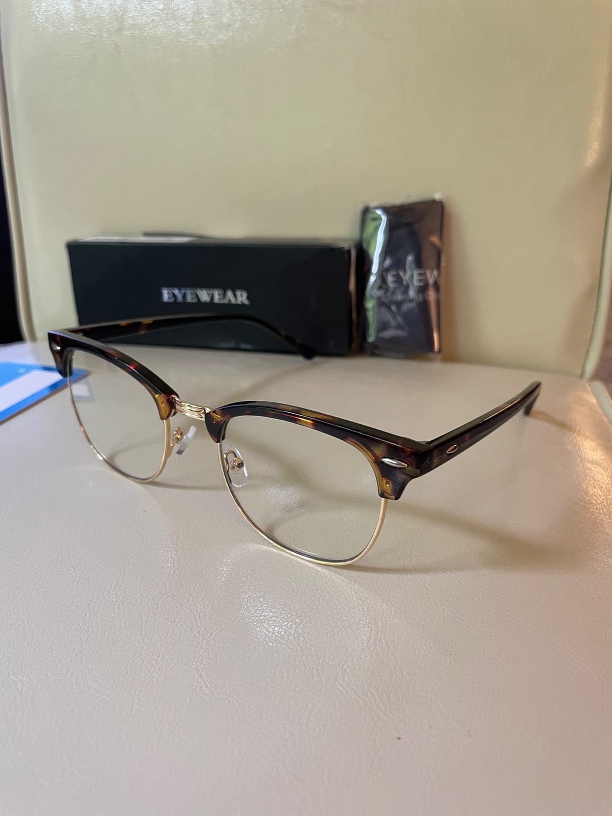 Blue Light Blocking Glasses Anti Eyestrain Computer Gaming Glasses customer photo 1