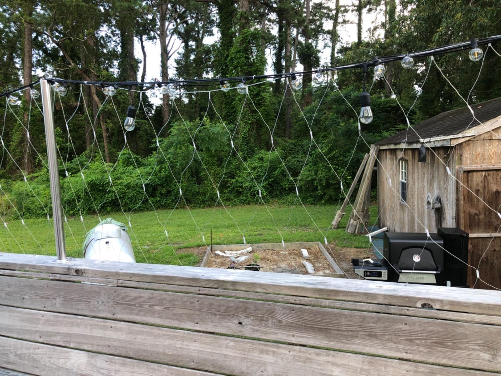 woohaha Warm White 9.8ftx6.6ft Christmas Outdoor Net Lights for Bushes customer photo 2
