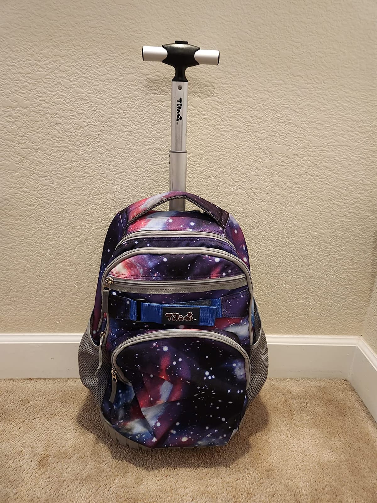 Tilami Rolling Backpack 18 inch Wheeled Backpack School College Student Travel Trip Boys and Girls customer photo 2