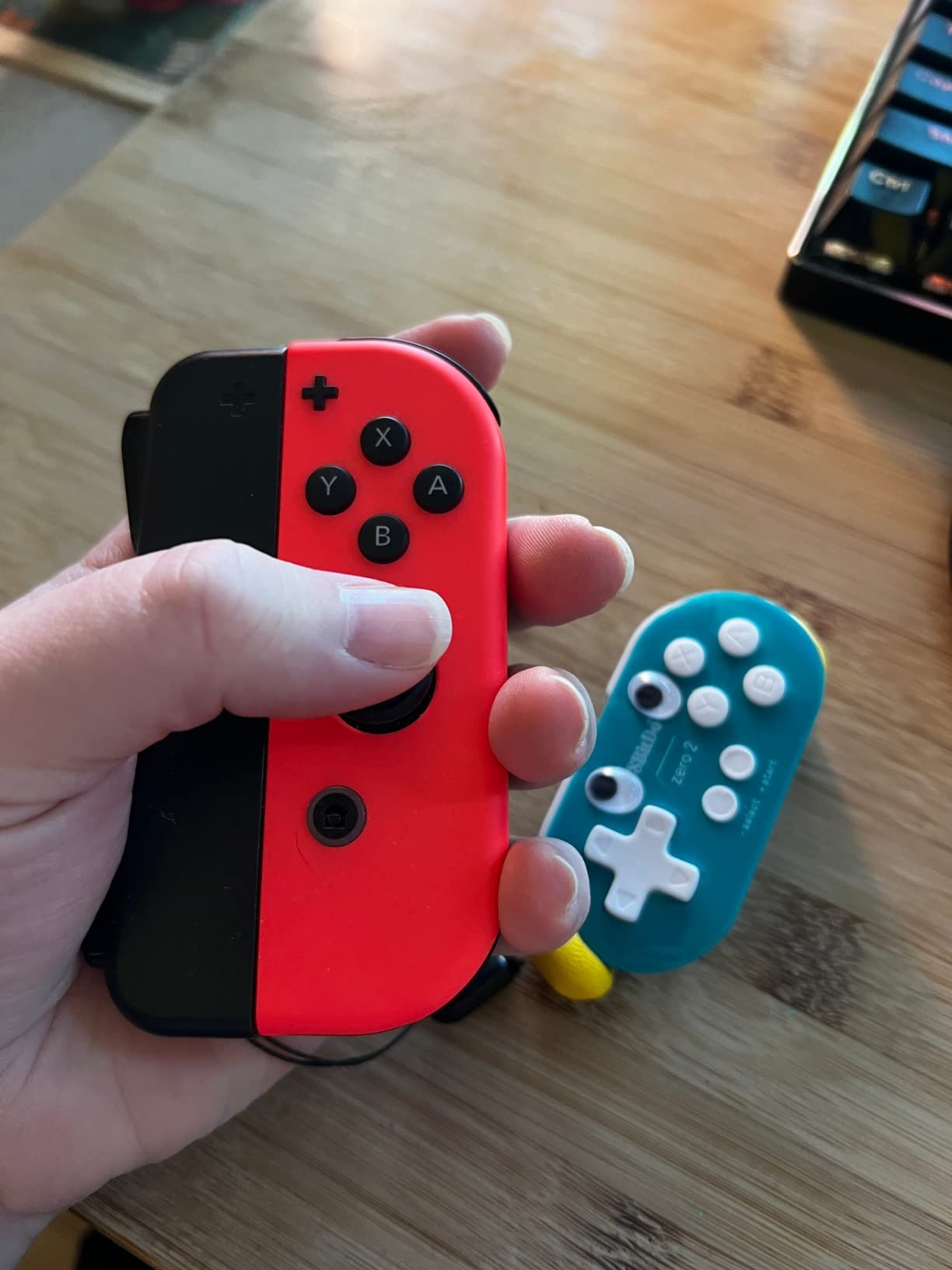 8Bitdo Zero 2 Bluetooth Gamepad Keychain Sized Mini Controller for Switch/Switch 2, Windows, Android (Turquoise Edition) customer photo 1