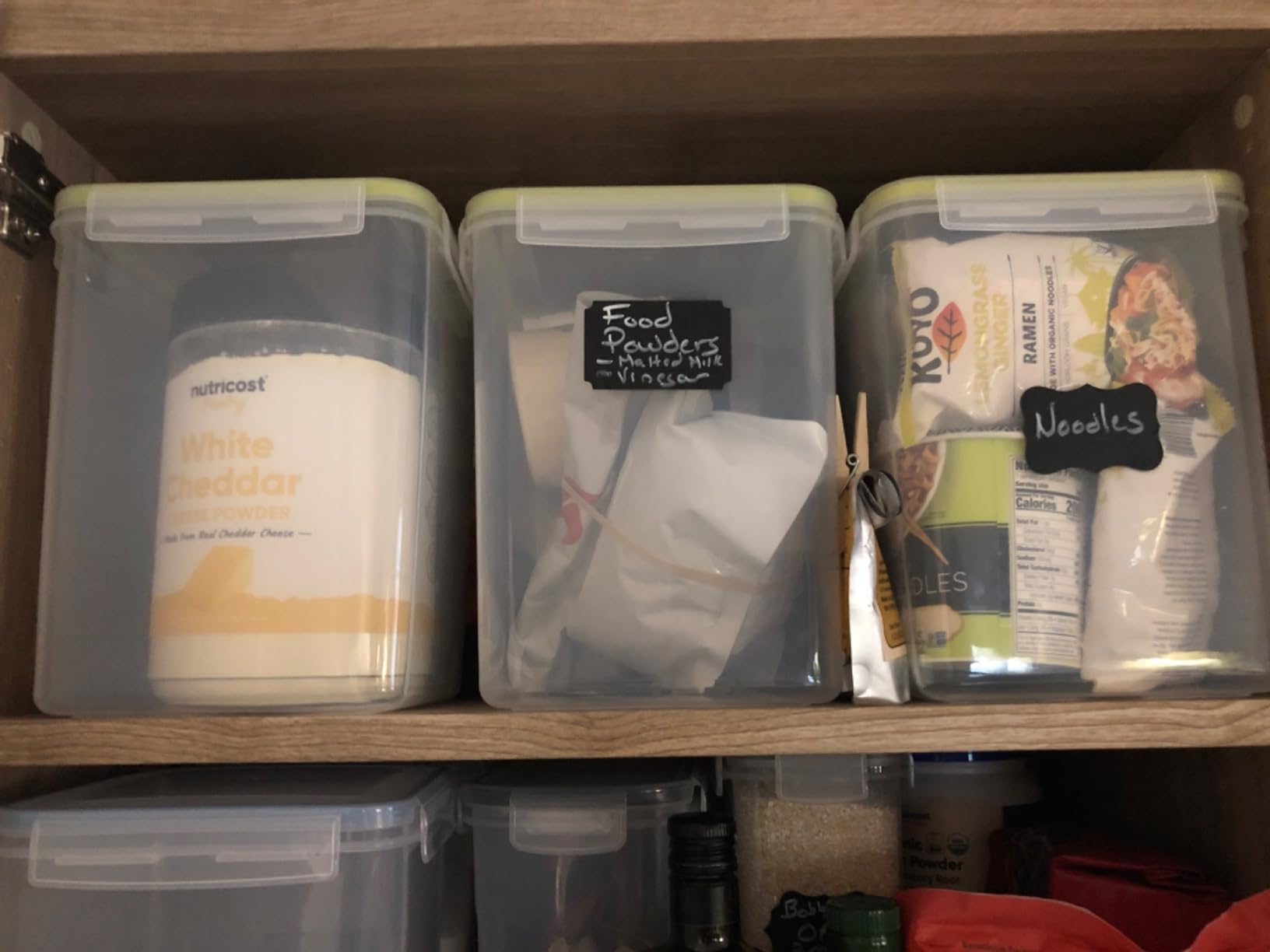 Chef's Path Extra Large Airtight Food Storage Containers with Lids, Pack of 2, 6.5L, 220Oz, Airtight Kitchen and Pantry Bulk Canisters for Flour, Sugar, Rice, and Baking Supplies - Transparent customer photo 2