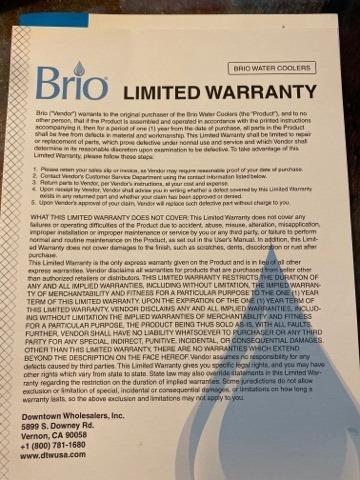 Brio Countertop Self Cleaning Bottleless Water Cooler Dispenser with Filtration - Hot Cold and Room Temperature Water. Free Extra Replacement Filters Included - UL/Energy Star Approved customer photo 2