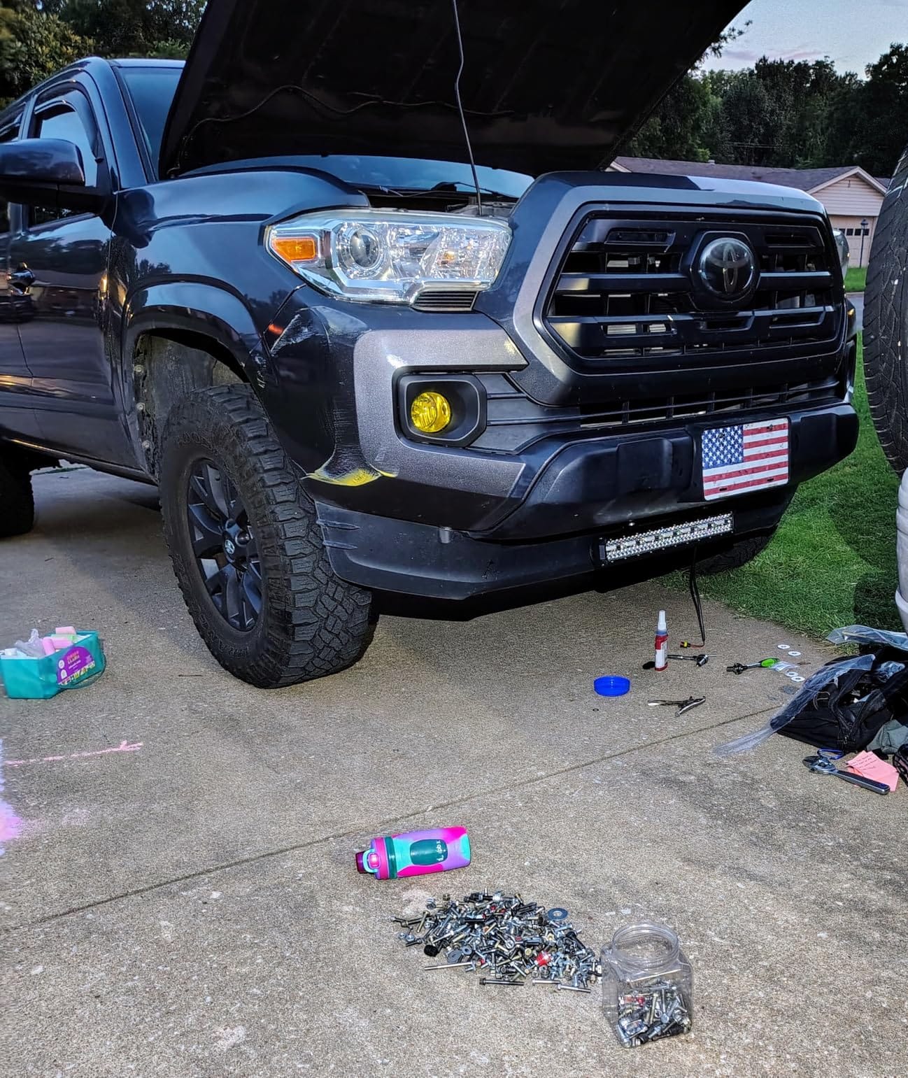 Nilight ZH409 20 Inch 420W Triple Row Flood Spot Combo 42000LM LED Light Bar with Heavy Duty Off-Road Wiring Harness, 2 Years Warranty, White customer photo 1