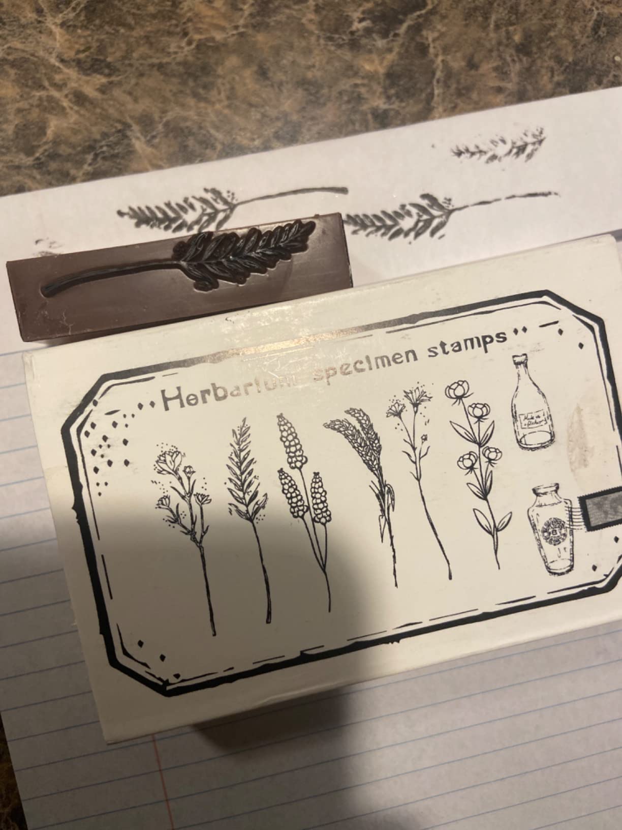 Dizdkizd 8 Pieces Wood Mounted Rubber Stamps customer photo 1