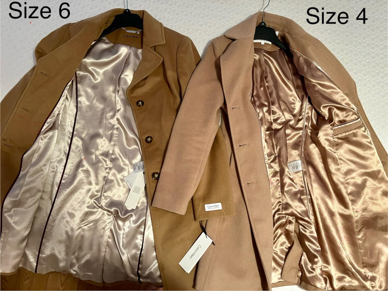 Calvin Klein womens Classic Wool Blend Coat customer photo 2