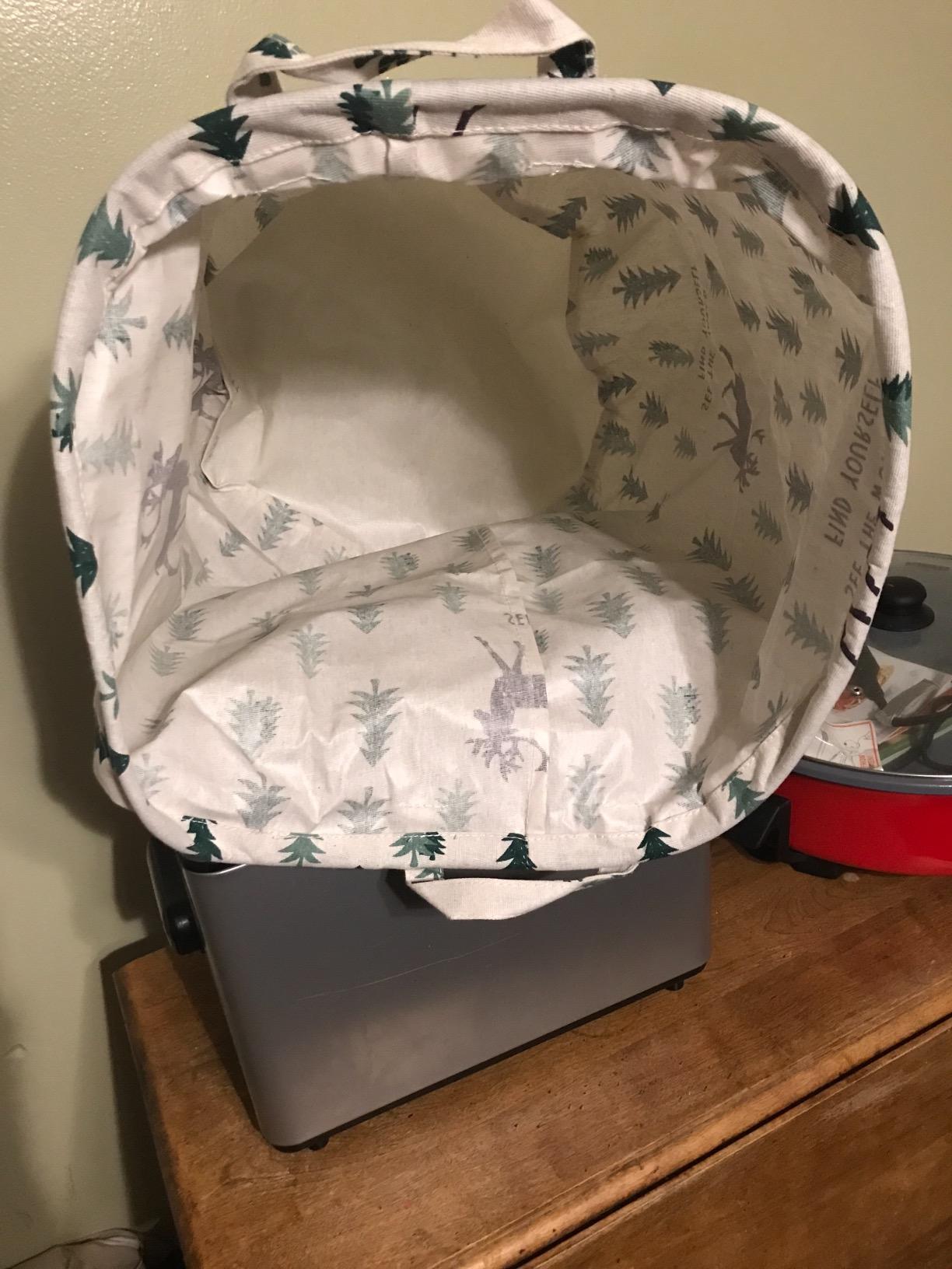 Dinosaur Laundry Basket Baby Laundry Hamper Cute Kids Hamper Toy Storage Bin Handles for Boys and Girls Dinosaur Room Decor (Polychrome Dinosaurs) customer photo 2