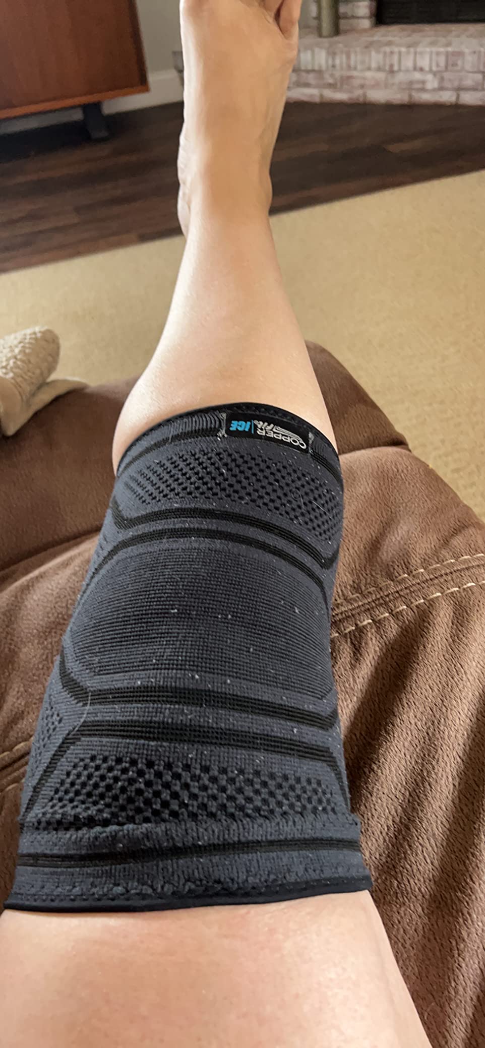 Copper Fit ICE Knee Compression Sleeve Infused with Menthol customer photo 1