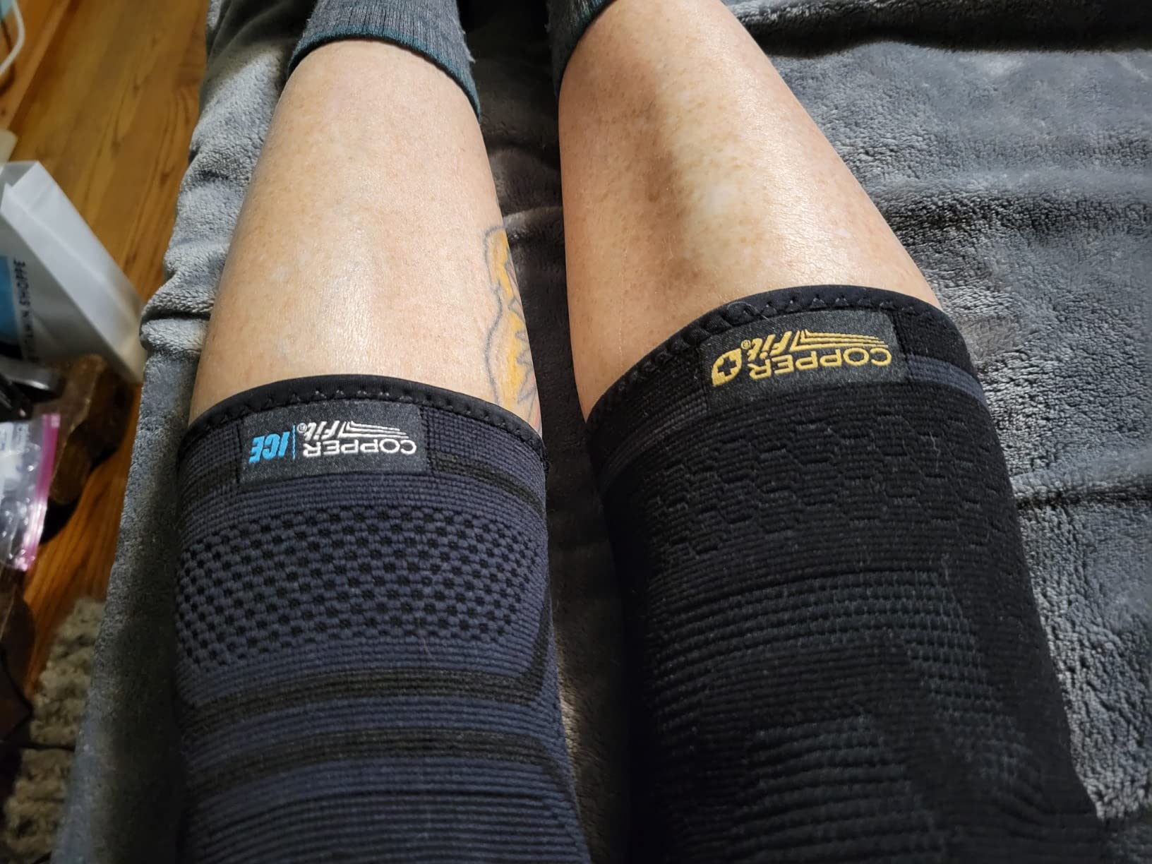 Copper Fit ICE Knee Compression Sleeve Infused with Menthol customer photo 2
