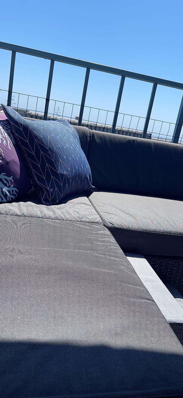 LVTXIII 2 Pack Outdoor Pillow Covers ONLY 18x18 Inch, Water-Repellent Square Decorative Cushion Covers for Patio Furniture, Garden, Sofa, Paisley Multi customer photo 2