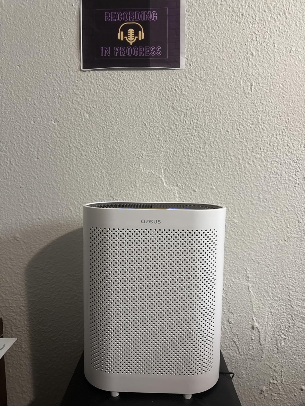 AZEUS Air Purifier for Wildfire Smoke, UV-C HEPA for Home Large Room, White customer photo 1