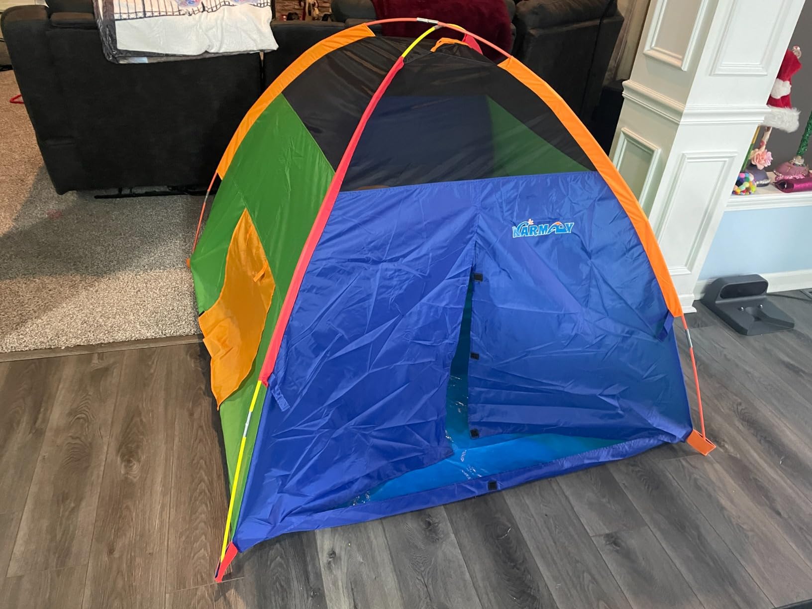 NARMAY® Play Tent Easy Fun Dome Tent for Kids Indoor/Outdoor Fun - 60 x 60 x 44 inch customer photo 2