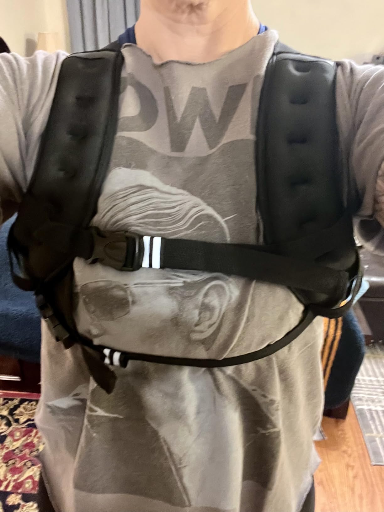 Prodigen Weighted Vest for Women and Men 8 12 16 20 25 30 Lbs with Reflective Stripe and Double Adjustable Buckle Straps Weight Vests for Strength Training, Jogging, Cardio, Weight Loss customer photo 2