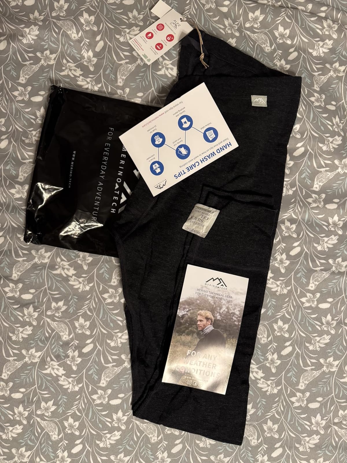 100% Merino Wool Base Layer Mens Pants - Thermal Underwear Long Johns customer photo 1
