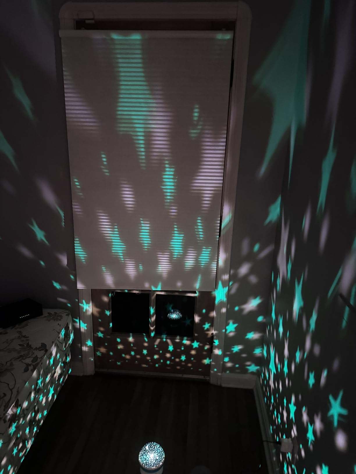 RICTLY Night Light for Kids, Kids Night Light Nebula 360 Degree Rotation - 4 LED Bulbs 12 Light Color Star Projector Changing with USB Cable, Romantic Gifts for Men Women Children customer photo 1