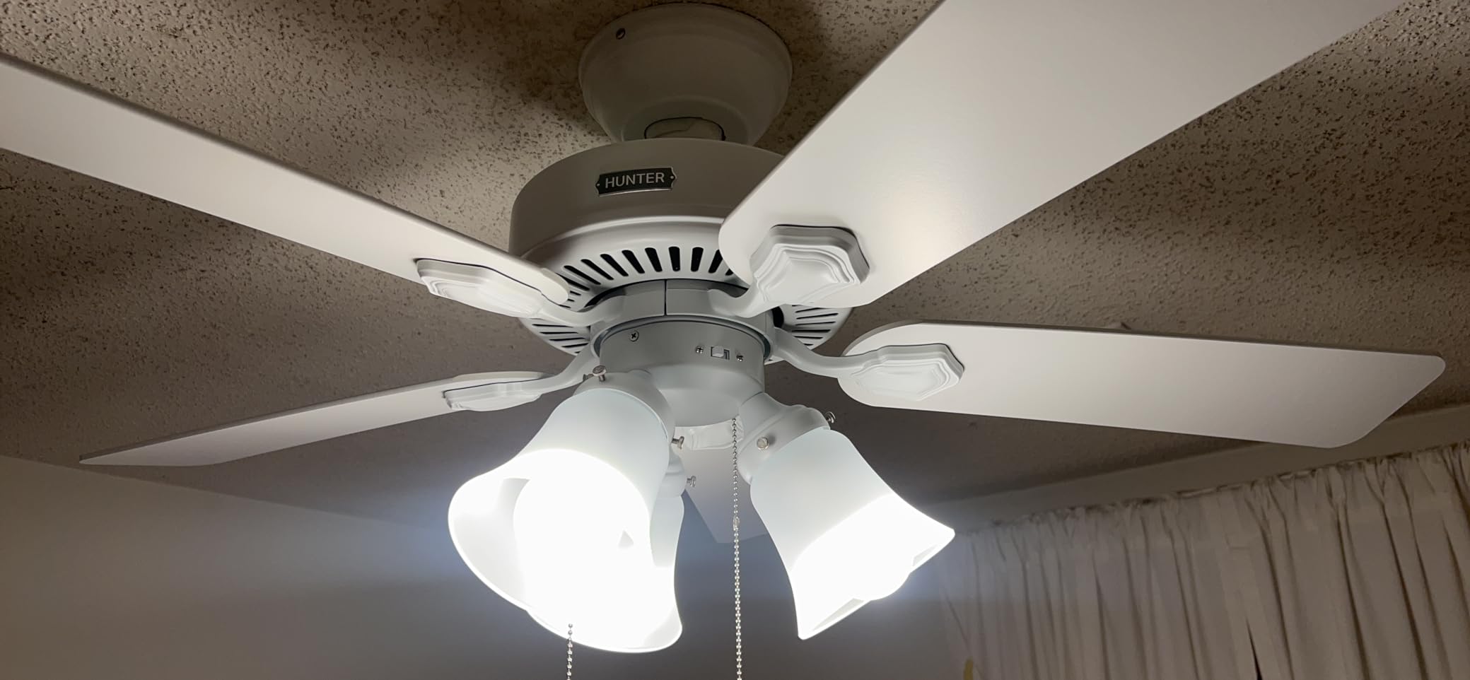 Hunter Swanson, Indoor, Ceiling Fan, with LED Lights, 52 inch, New Bronze customer photo 2