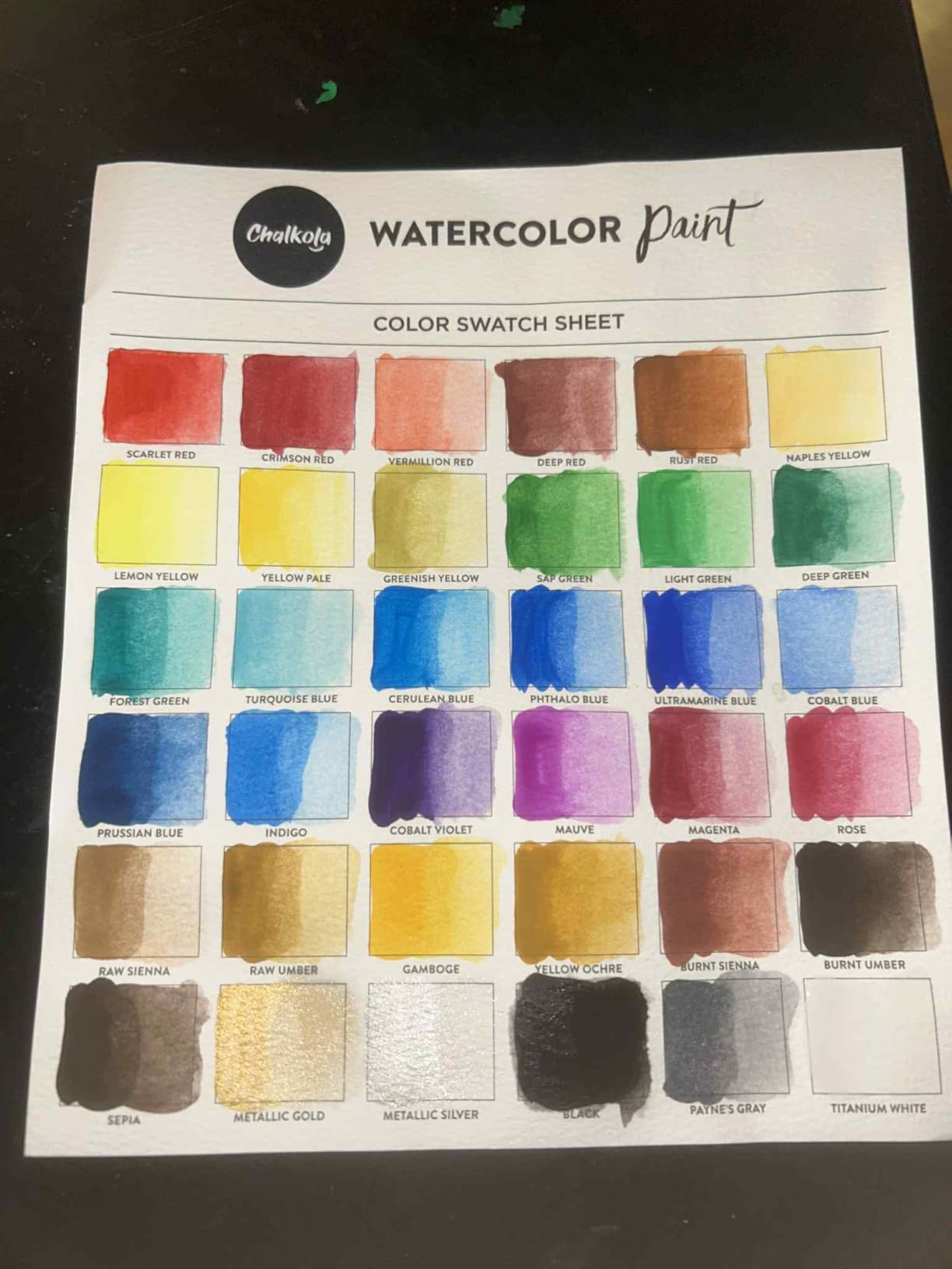 Chalkola 36 Watercolor Paint Set for Adults, Kids & Professional Artists customer photo 2
