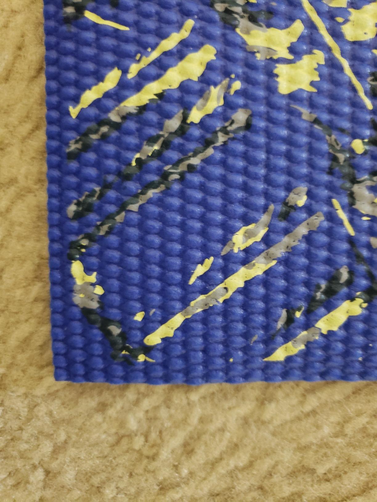 Gaiam Premium Yoga Mat, 6mm Thick Print Mat customer photo 2