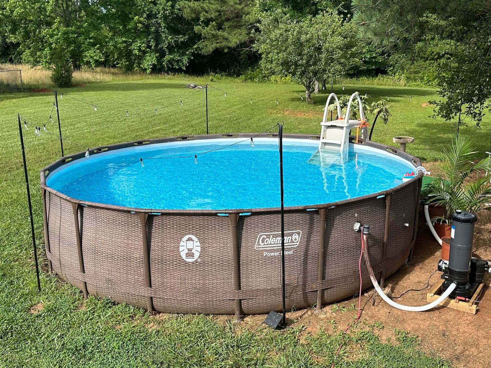 Doheny's Pool Pro Cartridge Filter System, 70 Sq. Ft., 1 HP Pump | Above-Ground Pools, Extra-Large Non-Woven Cartridge, Clear Water & Max Flow, Durable Thermoplastic, 115V/60Hz customer photo 1