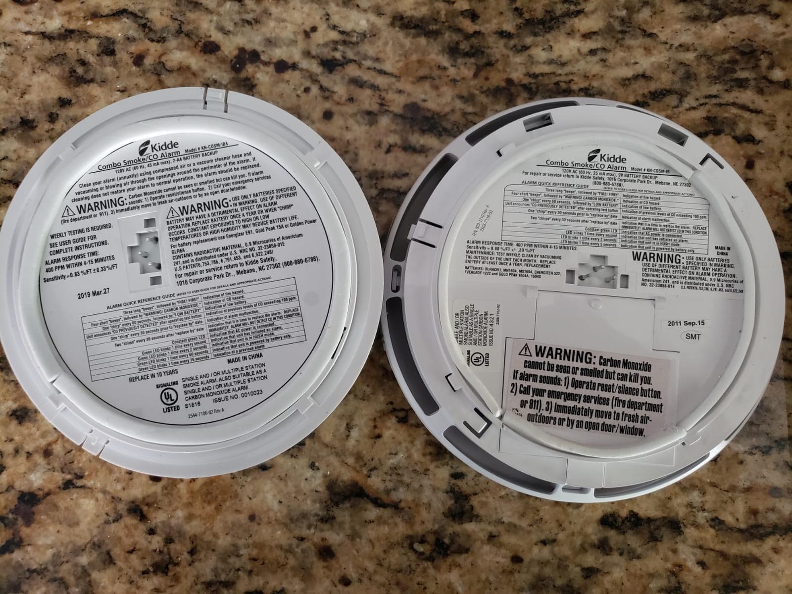 Kidde Hardwired Smoke & Carbon Monoxide Detector, Battery Backup, Interconnectable, LED Warning Light Indicators customer photo 2