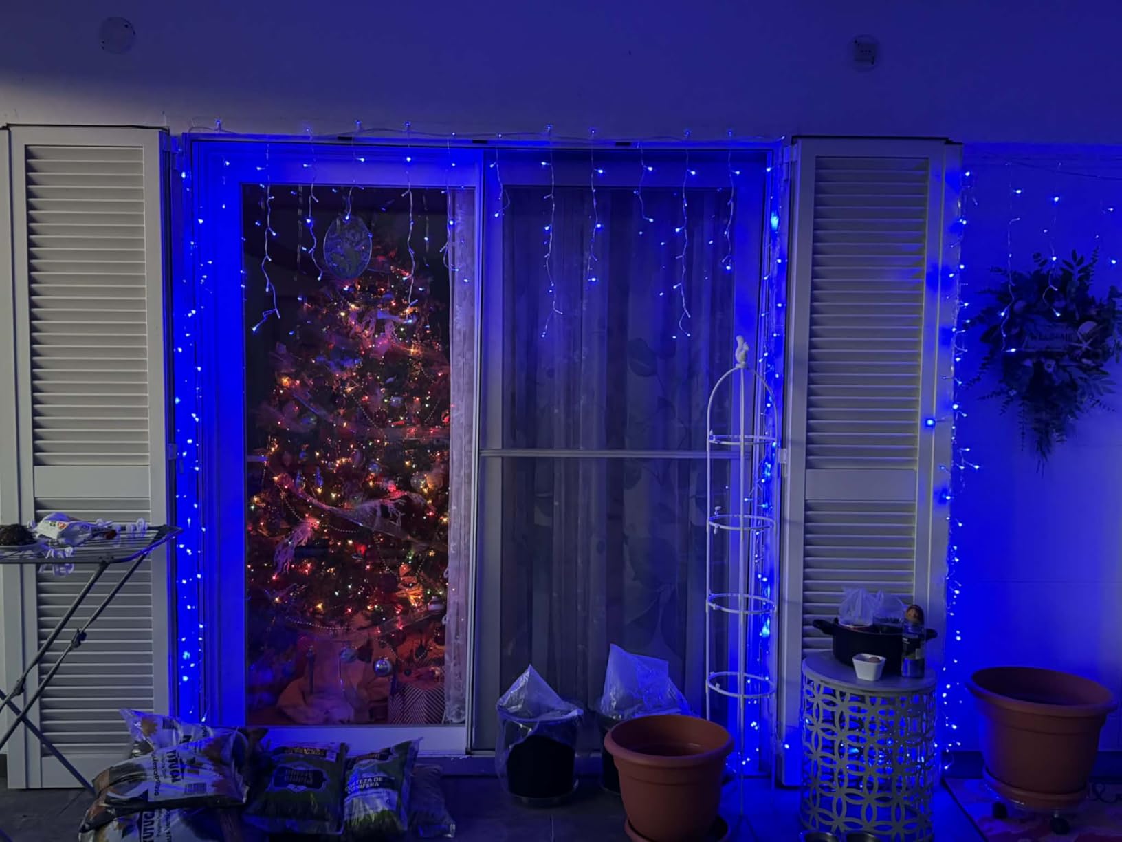 Ollny Icicle Lights for Outside, 306LED 25FT Waterproof Christmas Light customer photo 2
