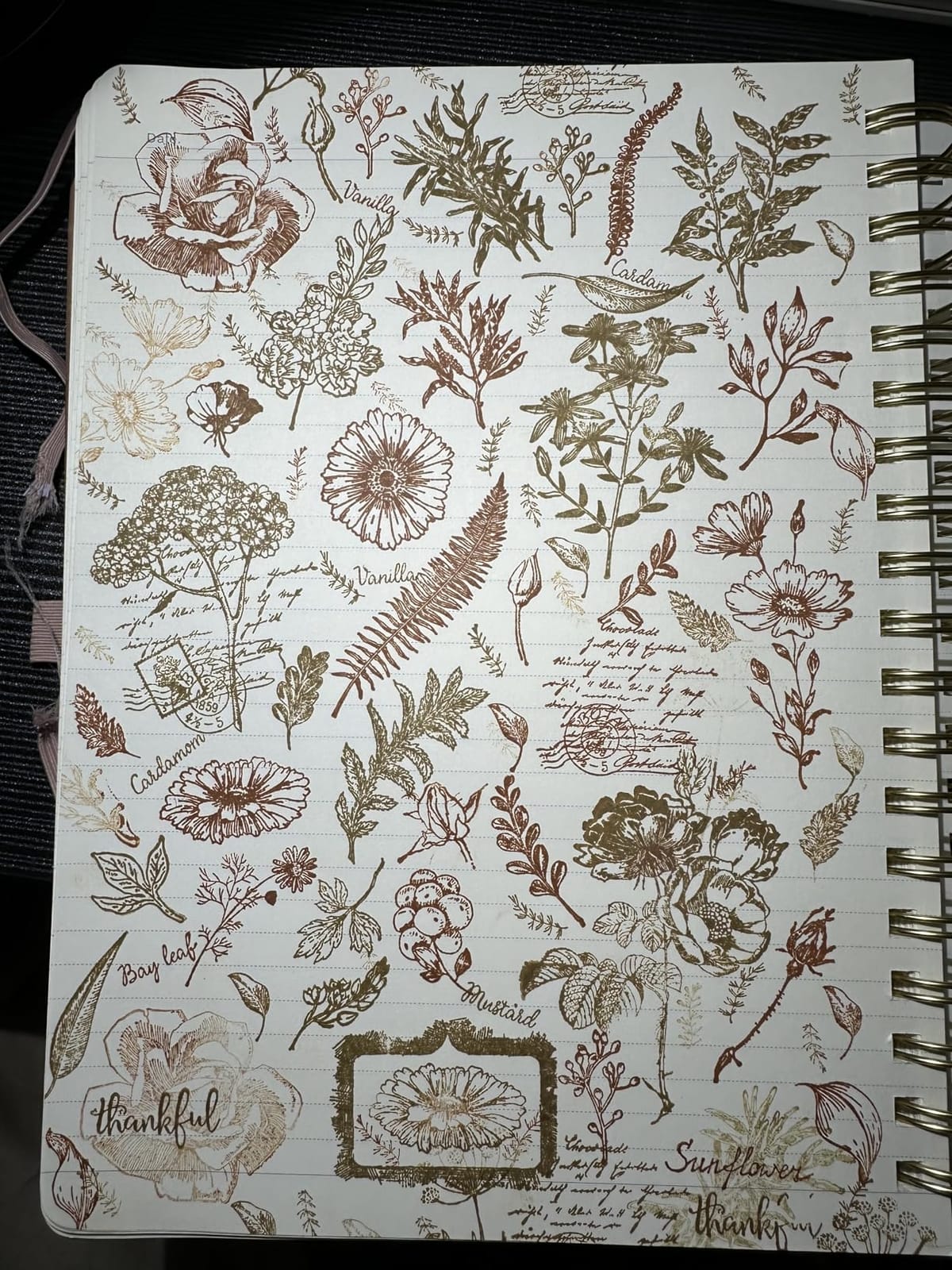 UCEC 8 Sheets Flower Clear Stamps for Card Making Silicone Stamps for DIY customer photo 2