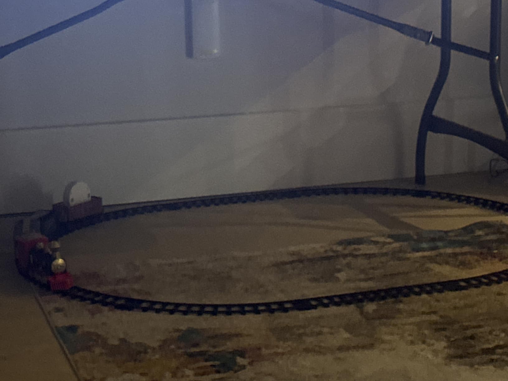 Hot Bee Train Set, Train Toys with Smoke, Lights, Sound and Train Tracks customer photo 1