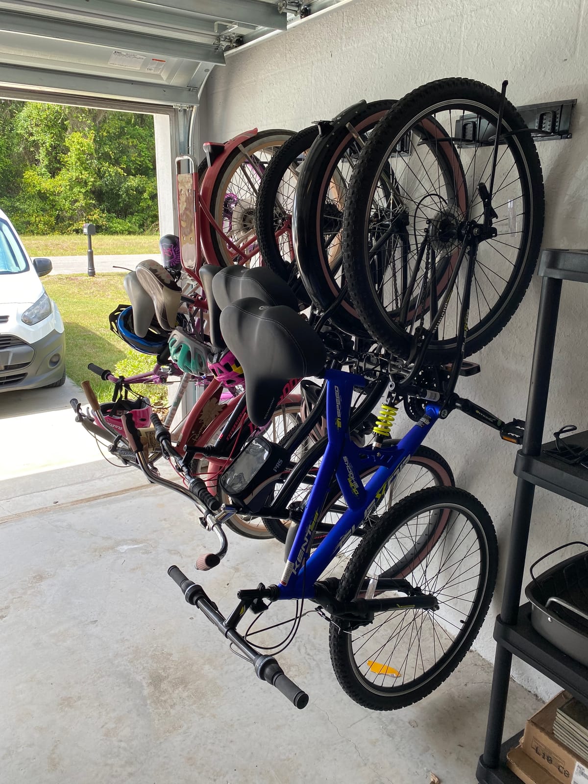 TORACK Bike Storage Rack, 6 Bike Rack Wall Mount Home and Garage Organizer customer photo 2