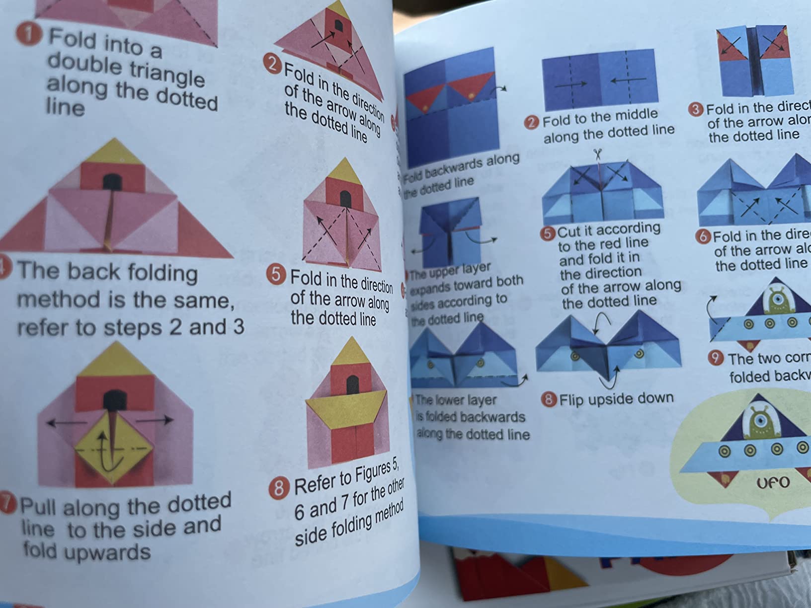 hapray Origami Kit for Kids, 98 Paper with 47 Patterns, Origami Instruction customer photo 1