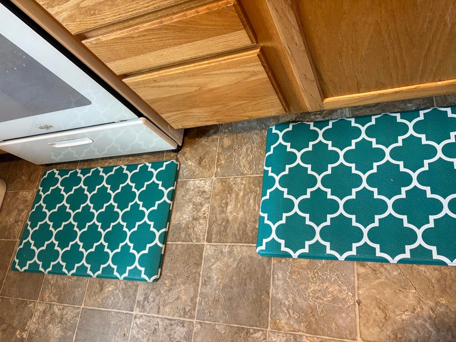 KMAT Kitchen Mat Set of 2,Cushioned Anti-Fatigue Kitchen Mats for Floor customer photo 1