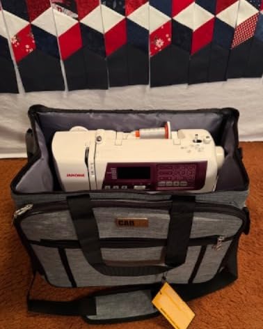 CAB55 Sewing Machine Case - Carrying Bag with Removable Padding, Tote for Machine and Accessories customer photo 2