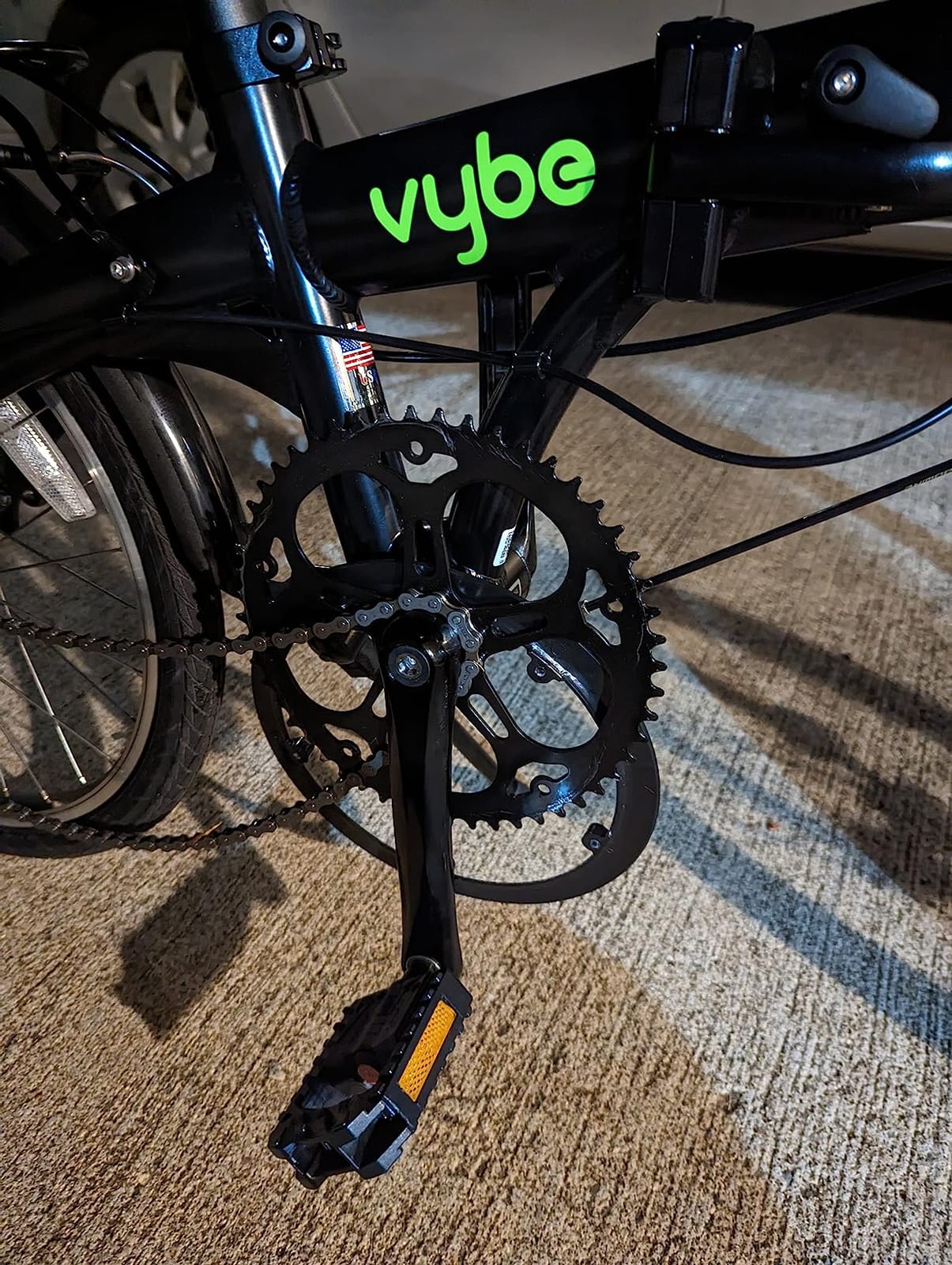 Dahon VYBE D7 Folding Bike, Lightweight Aluminum Frame; 7-Speed Shimano Gears; 20
